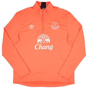 2015-16 Everton Umbro 1/4 Zip Drill Top - 8/10 - (3XL)