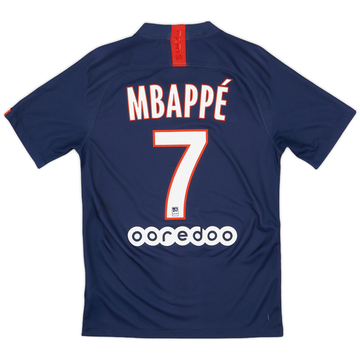 2019-20 Paris Saint-Germain Home Shirt Mbappe #7 - 8/10 - (S)
