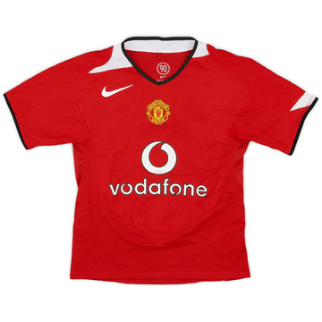 2004-06 Manchester United Home Shirt - 9/10 - (6-7 Years)