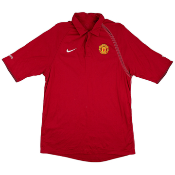 2007-08 Manchester United Nike Polo Shirt - 8/10 - (M)