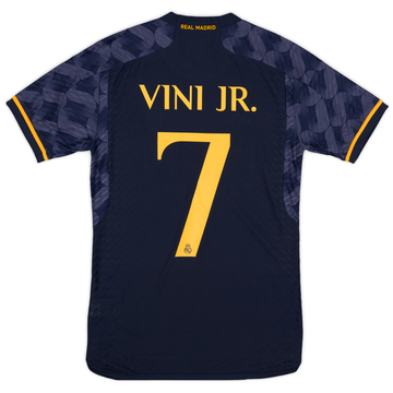 2023-24 Real Madrid Authentic Away Shirt Vini Jr. #7 (XS)