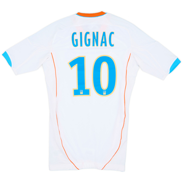2012-13 Olympique Marseille Player Issue TechFit Home Shirt Gignac #9 (S)
