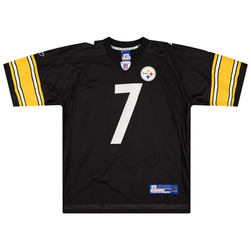 2005-06 Pittsburgh Steelers Roethlisberger #7 Reebok On Field Jersey (Home) Y