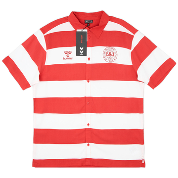 2024-25 Denmark Hummel Full Button Fan Shirt