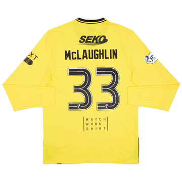 2023-24 Rangers Match Issue GK Shirt McLaughlin #33