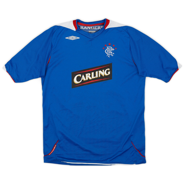 2006-07 Rangers Home Shirt - 7/10 - (XL.Boys)