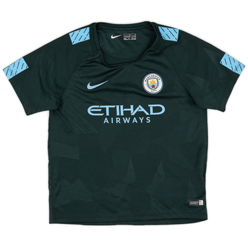 2017-18 Manchester City Third Shirt - 9/10 - (6-7 Years)