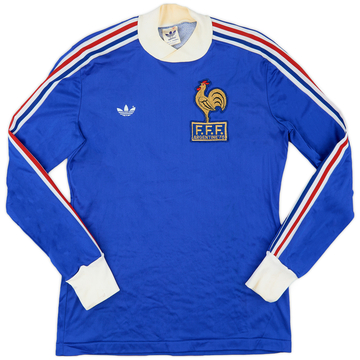 1978-80 France World Cup Home L/S Shirt - 8/10 - (S)