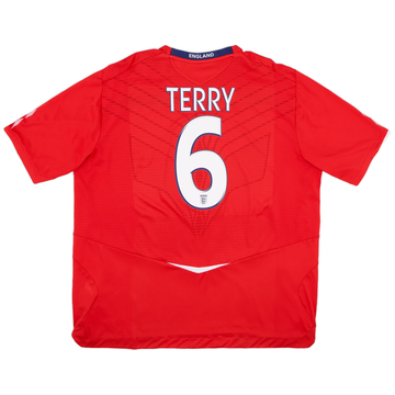 2008-10 England Away Shirt Terry #6 - 8/10 - (XXL)