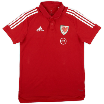 2020-21 Wales adidas Polo Shirt - 9/10 - (M)