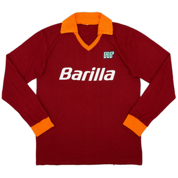 1987-90 Roma Home L/S Shirt - 8/10 - (M)
