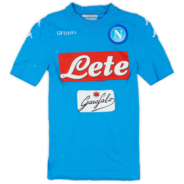 2016-17 Napoli Authentic Home Shirt - 8/10 - (XS)