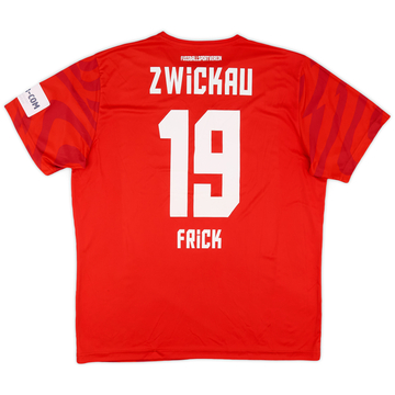 2019-20 FSV Zwickau Home Shirt Frick #19 - 9/10 - (XXL)