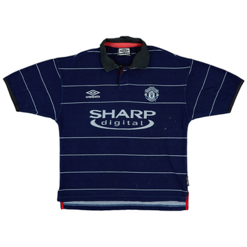 1999-00 Manchester United Away Shirt - 8/10 - (Y)