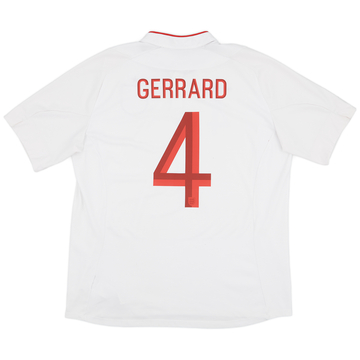 2012-13 England Home Shirt Gerrard #4 - 7/10 - (XL)