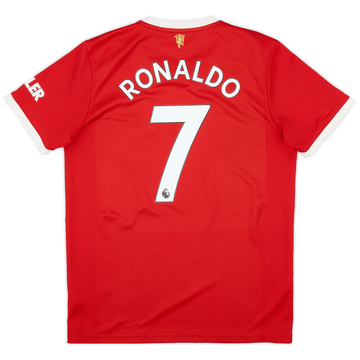 2021-22 Manchester United Home Shirt Ronaldo #7ES