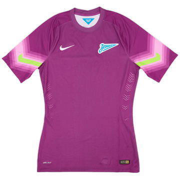 2014-15 Zenit St. Petersburg Authentic GK S/S Shirt - 7/10 - (M)