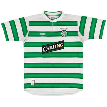 2003-04 Celtic 'UEFA Cup Final' Home Shirt - 6/10 - (XL.Boys)