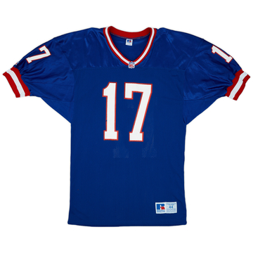 1992-96 New York Giants D.Brown #17 Russell Athletic Home Jersey - 9/10 - (L)