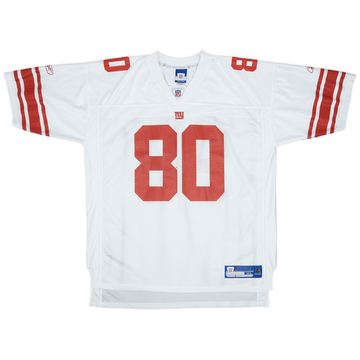 2005-06 New York Giants Shockey #80 Reebok On Field Away Jersey - 5/10 - (XL)