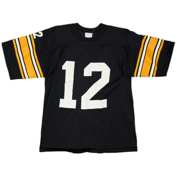 1980-83 Pittsburgh Steelers Bradshaw #12 Rawlings Home Jersey - 6/10 - (S)
