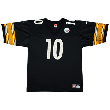 1997-00 Pittsburgh Steelers Stewart #10 Nike Game Home Jersey - 6/10 - (XXL)