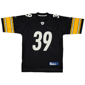 2005-06 Pittsburgh Steelers Parker #39 Reebok On Field Home Jersey - 5/10 - (M)