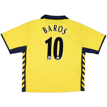 2005-06 Aston Villa Away Shirt Baros #10 - 6/10 - (3XL)