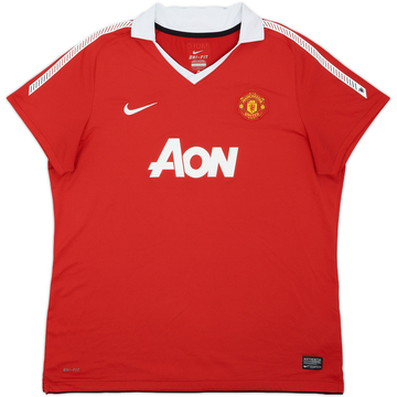 2010-11 Manchester United Home Shirt - 8/10 - (Women's XL)
