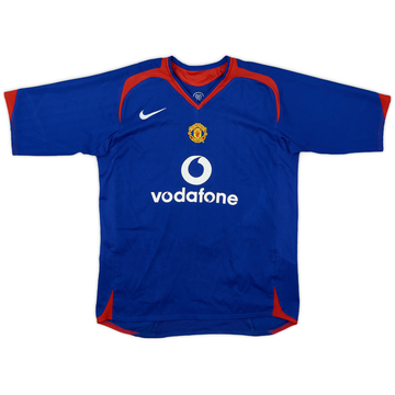 2005-06 Manchester United Away Shirt - 8/10 - (XL.Boys)