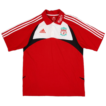 2007-08 Liverpool adidas Polo Shirt - 8/10 - (L)