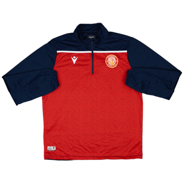 2020-21 Stevenage Macron 1/4 Zip Drill Top - 10/10 - (XXL)