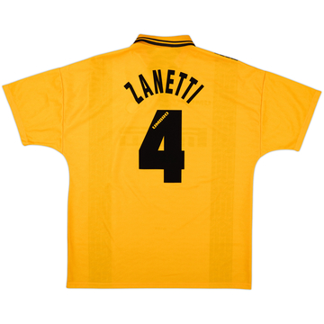 Camiseta de la tercera equipación del Inter Milan 1996-97 Zanetti #4 - 10/10 - (XL)