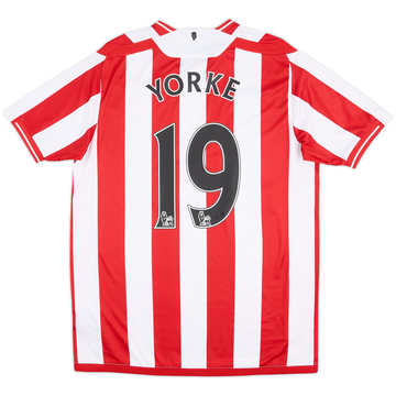 2009-10 Sunderland Home Shirt Yorke #19 - 6/10 - (M)