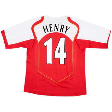 2004-05 Arsenal Home Shirt Henry #14 - 8/10 - (L)