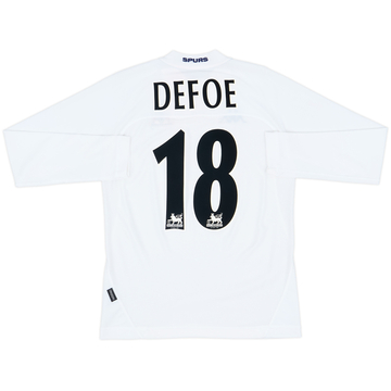 Camiseta de local de manga larga del Tottenham 2004-05 Defoe #18 - 8/10 - (S)