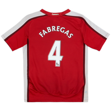 2008-10 Arsenal Home Shirt Fabregas #4 - 5/10 - (S.Boys)