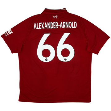 2018-19 Liverpool Home Shirt Alexander-Arnold #66 - 8/10 - (XL)