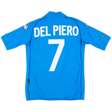 2002 Italy Home Shirt Del Piero Del Piero #7 - 8/10 - (XL.Boys)