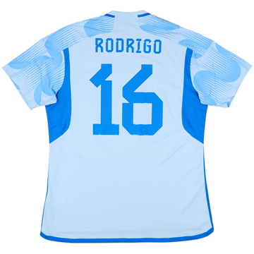 2022-23 Spain Away Shirt Rodrigo #16 - 10/10 - (XL)