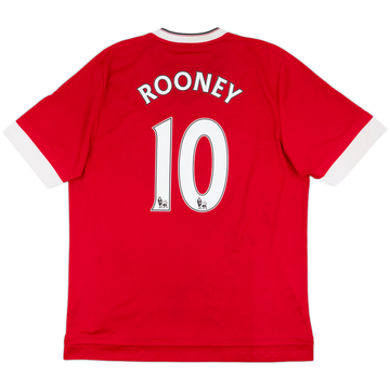 2015-16 Manchester United Home Shirt Rooney #10 - 5/10 - (XL)