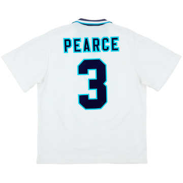 1995-97 England Home Shirt Pearce #3 - 8/10 - (XL)