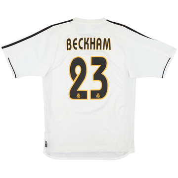 2003-04 Real Madrid Home Shirt Beckham #23 - 7/10 - (S)
