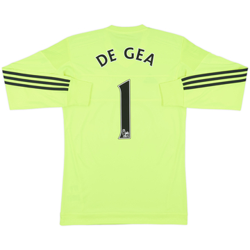 2015-16 Manchester United GK Shirt De Gea #1 - 9/10 - (S)