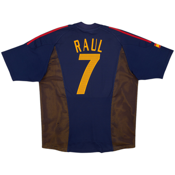 2002-04 Spain Third Shirt Raul #7 - 8/10 - (XL)