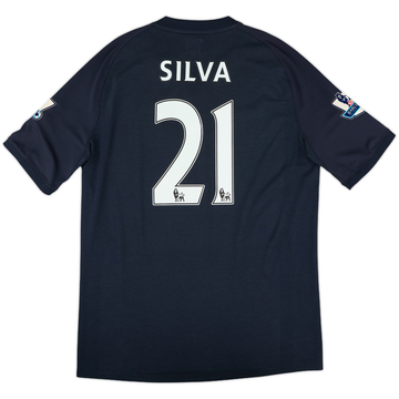 2010-12 Manchester City Away Shirt Silva #21 - 6/10 - (L)