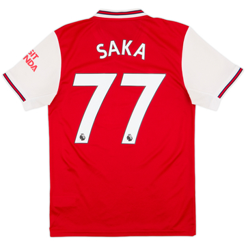 2019-20 Arsenal Home Shirt Saka #77 - 6/10 - (S)