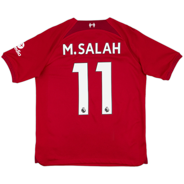 2022-23 Liverpool Home Shirt M.Salah #11 - 9/10 - (XL.Boys)
