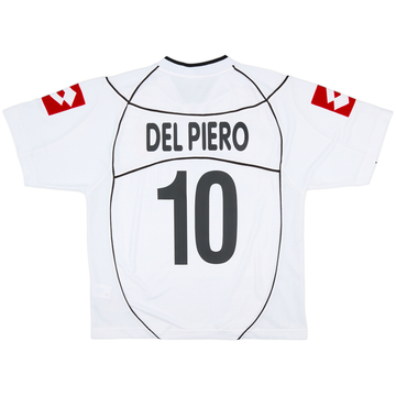 2002-03 Juventus Away Shirt Del Piero #10 - 8/10 - (M)