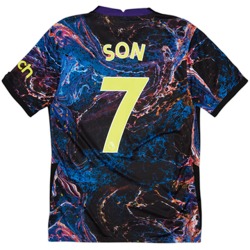 2021-22 Tottenham Away Shirt Son #7 - 9/10 - (S)